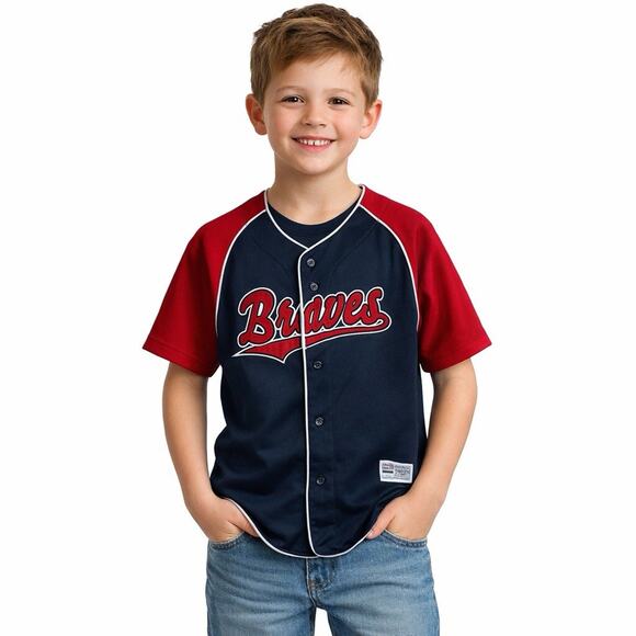 Genuine Merchandise Other - Genuine Merchandise Vintage Atlanta Braves #25 Andruw Jones Jersey Youth Large
